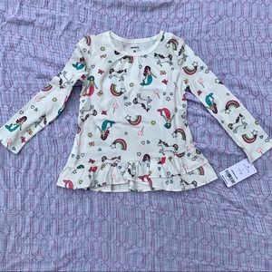 NWT Carter’s girl long sleeve top